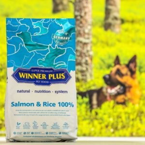 Winner Plus monoproteiin hüpoallergeenne gluteenivaba koeratoit Lõhe riis