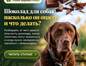 Шоколад и риск отравления у собаки