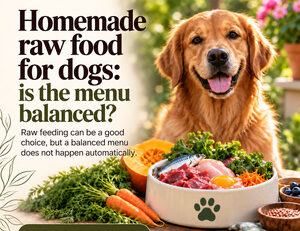Balanced homemade raw food EN